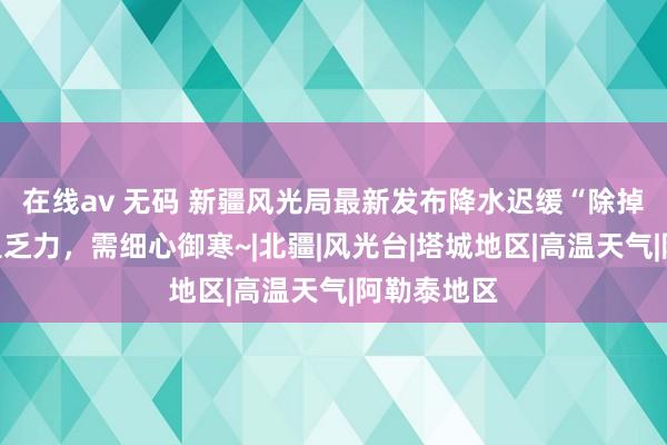 在线av 无码 新疆风光局最新发布降水迟缓“除掉”，但升温乏力，需细心御寒~|北疆|风光台|塔城地区|高温天气|阿勒泰地区